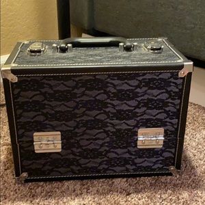 Black Lace Makeup Case